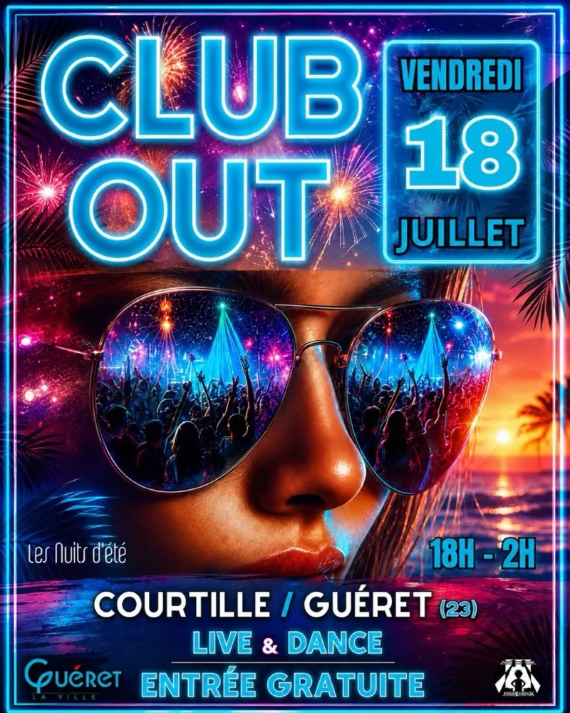Affiche Club Out, ADAS Music Guéret